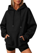 Slakkenreis Oversized Hoodie Women Cozy Fleece Fall Sweatshirts Y2K Hoodies Casual Drawstring Hooded Sweatshirts with Pockets