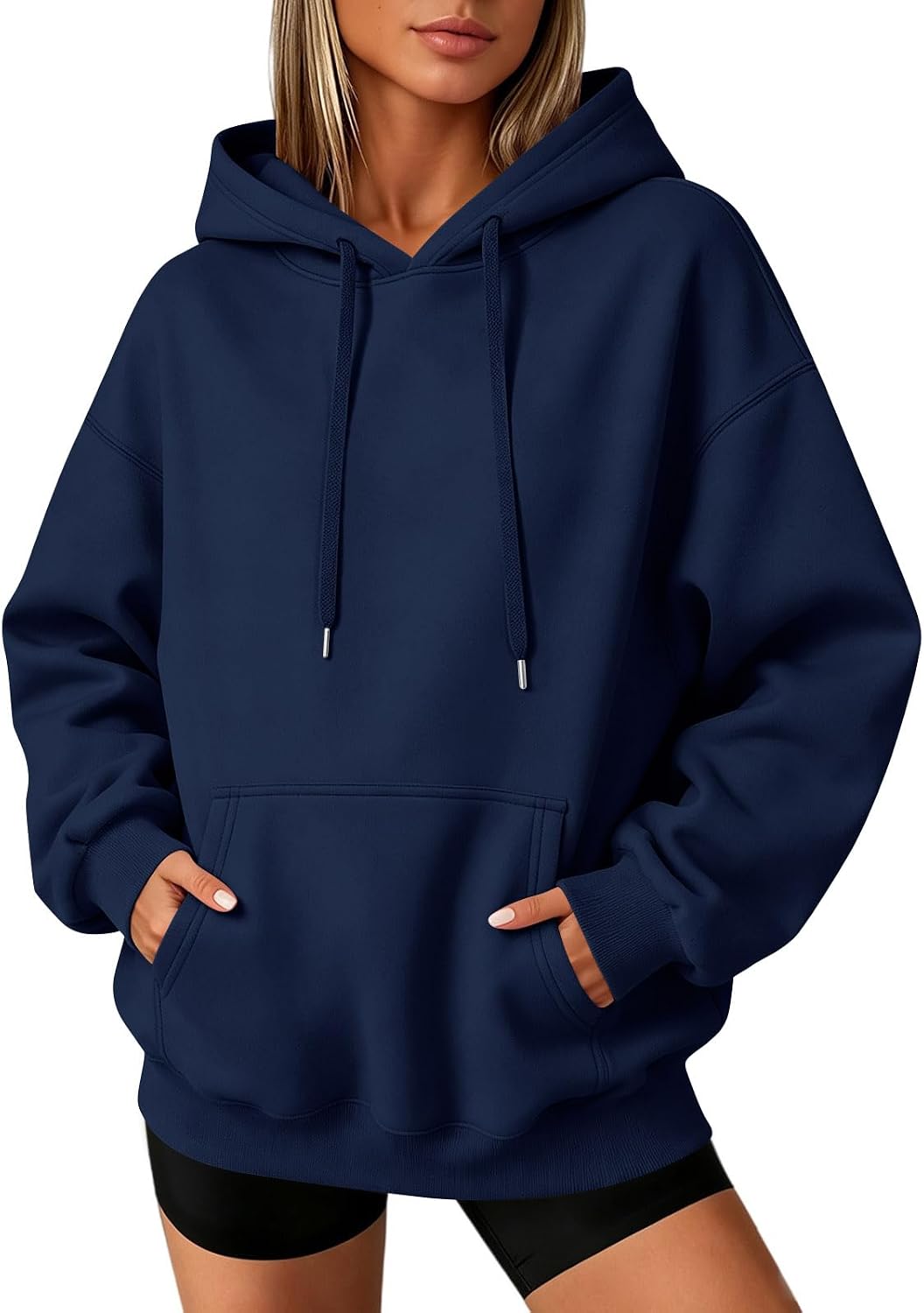 Slakkenreis Oversized Hoodie Women Cozy Fleece Fall Sweatshirts Y2K Hoodies Casual Drawstring Hooded Sweatshirts with Pockets