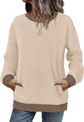 WIHOLL Crewneck Sweatshirts Women Pockets Long Sleeve Tops Fall Fashion | Winter Clothes 2026, Pullover, Cozy, Comfy, Lightweight