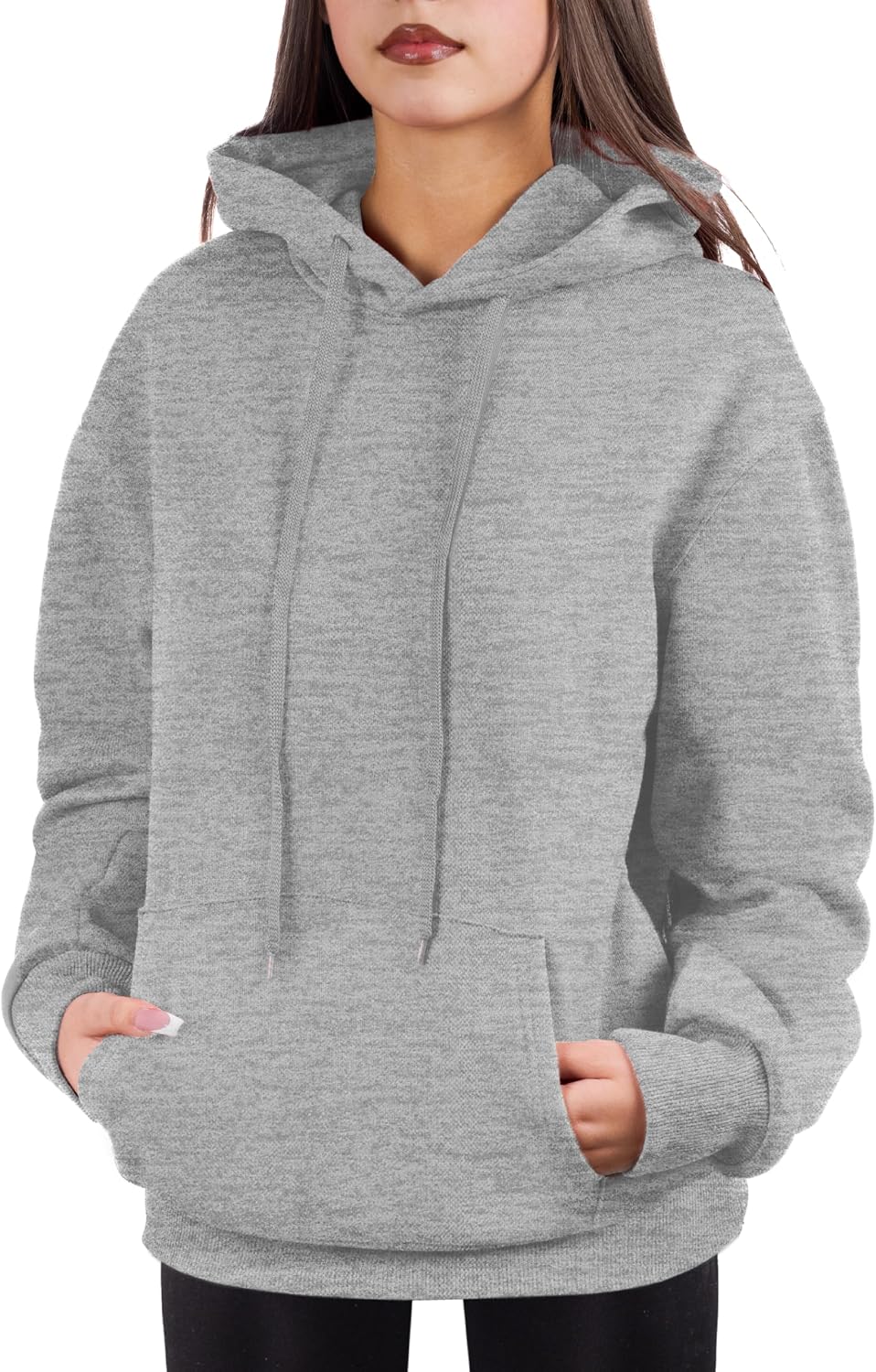 Cloud Essentials Oversized Pullover Hoodie for Women Soft Fleece Cotton Blend, Cozy Everyday Sweatshirt