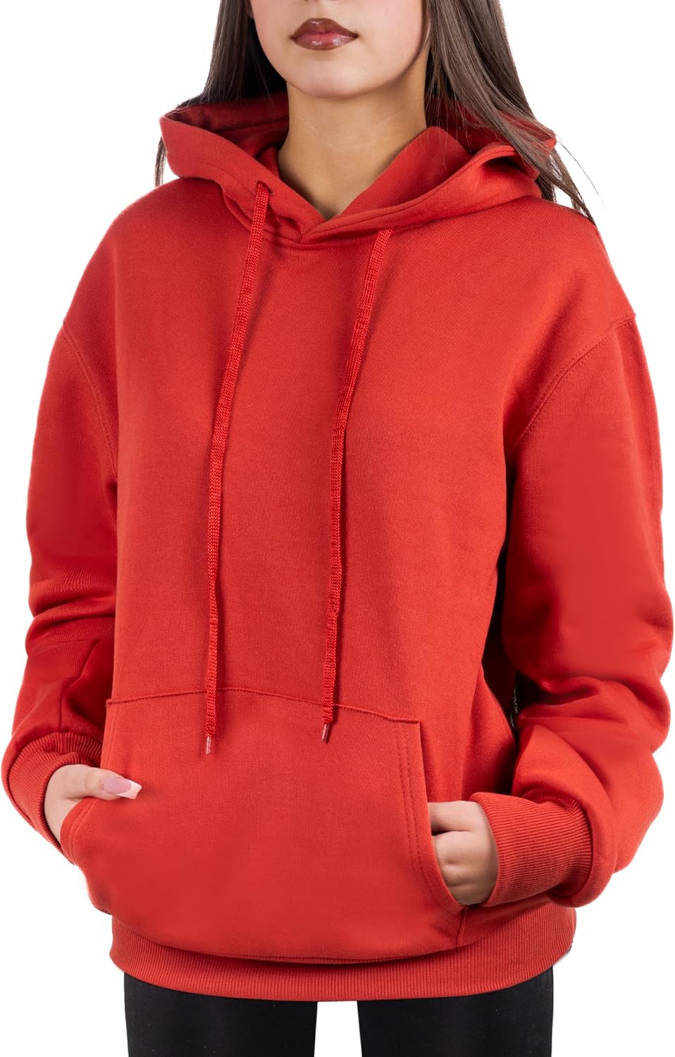 Cloud Essentials Oversized Pullover Hoodie for Women Soft Fleece Cotton Blend, Cozy Everyday Sweatshirt