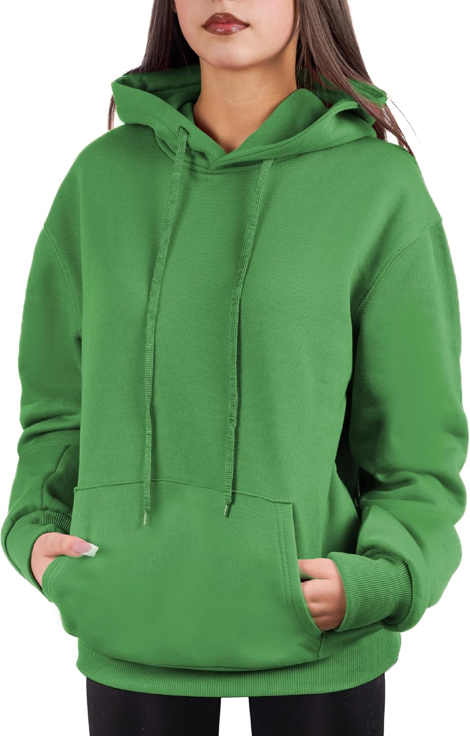 Cloud Essentials Oversized Pullover Hoodie for Women Soft Fleece Cotton Blend, Cozy Everyday Sweatshirt