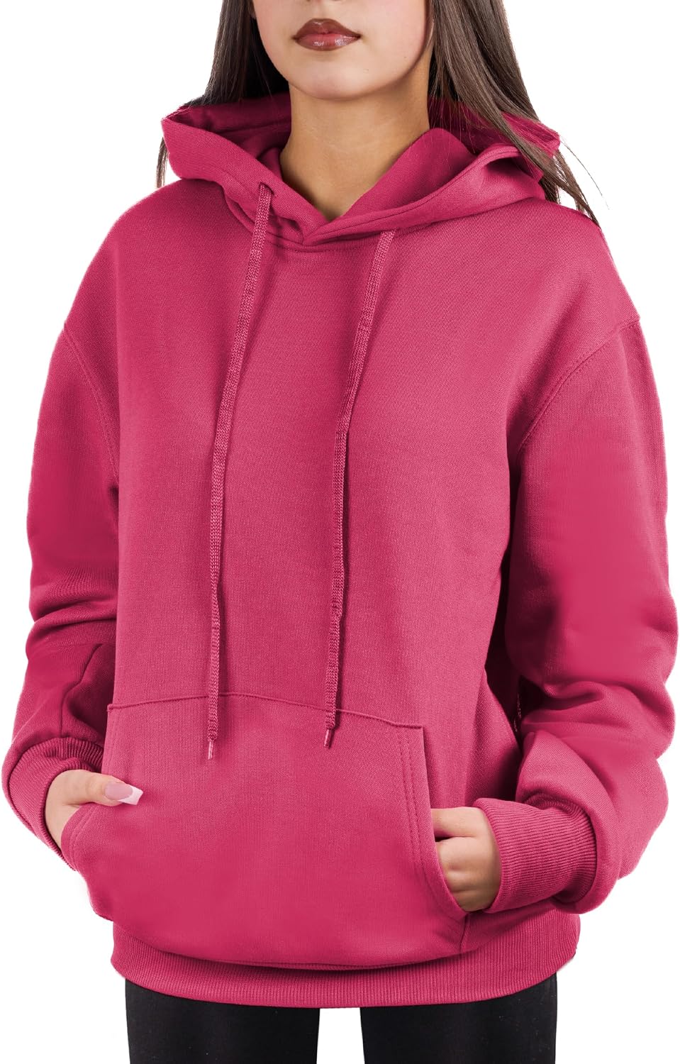 Cloud Essentials Oversized Pullover Hoodie for Women Soft Fleece Cotton Blend, Cozy Everyday Sweatshirt